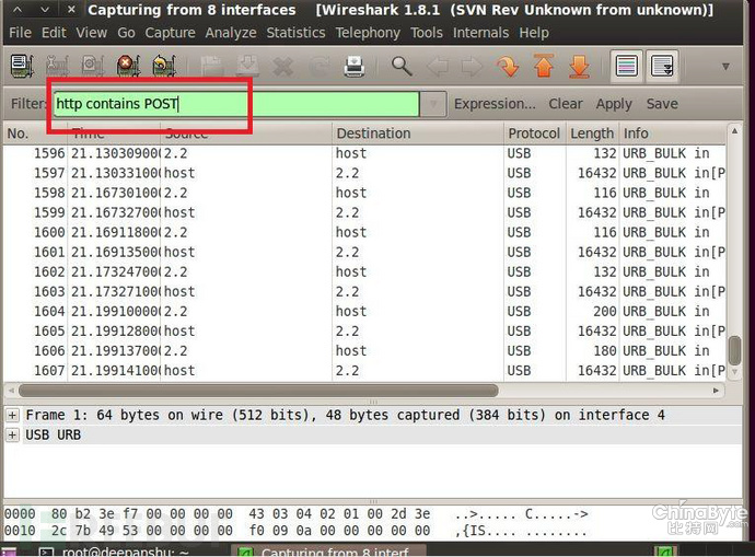 BT5 + wireshark玩wifi捕獲和中間人攻擊